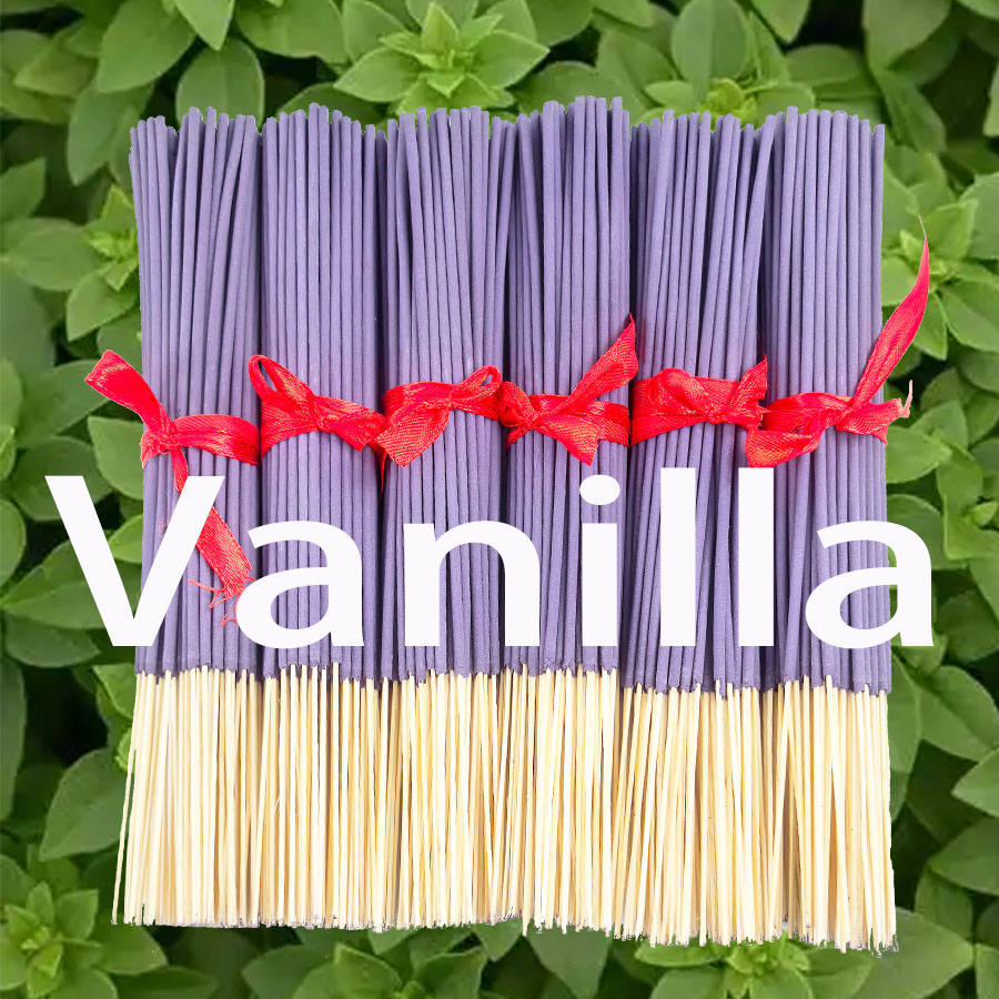 Smokeless Incense Stick - Vanilla scented aromatherapy stick with long-lasting
