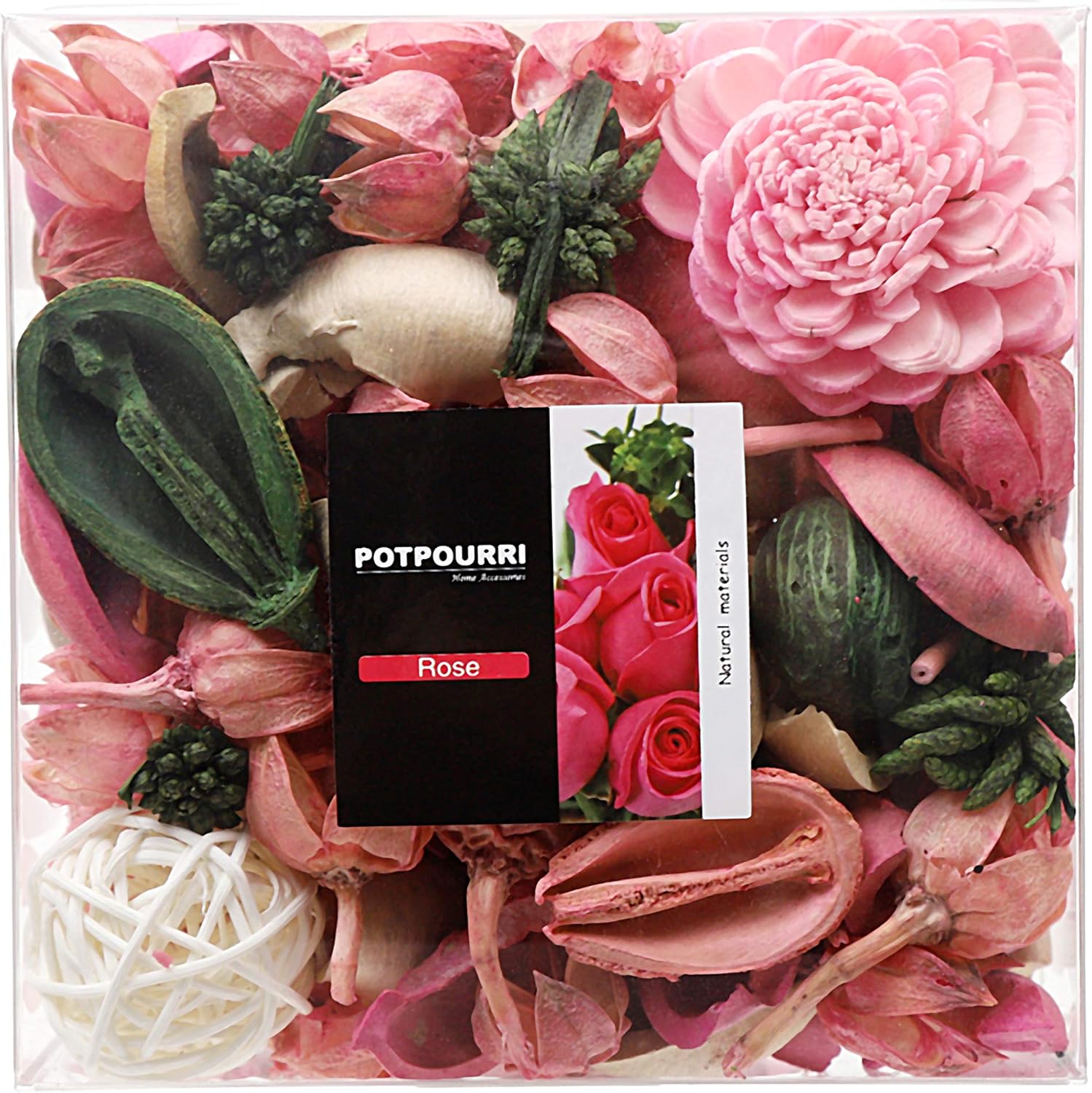In Home Fragrance Products - Rose Scented Potpourri Bowl Filler Dried