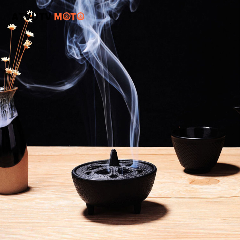 Smokeless Incense Stick - Creative Mini Cast-iron Incense Burner Sandalwood