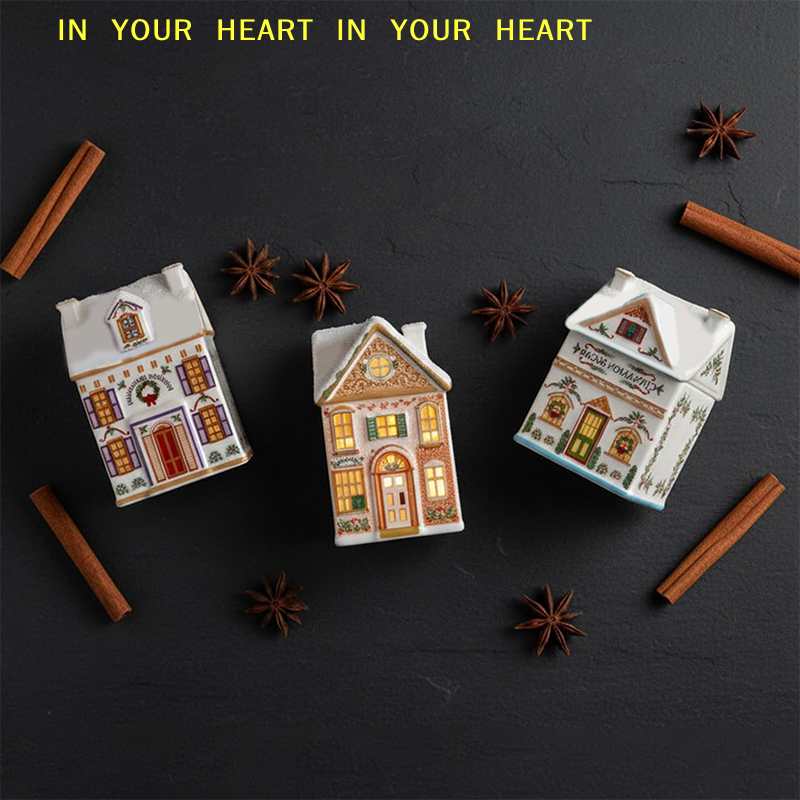 Home Fragrance Gingerbread - 【X】Holiday Village Spice House Set, Mini