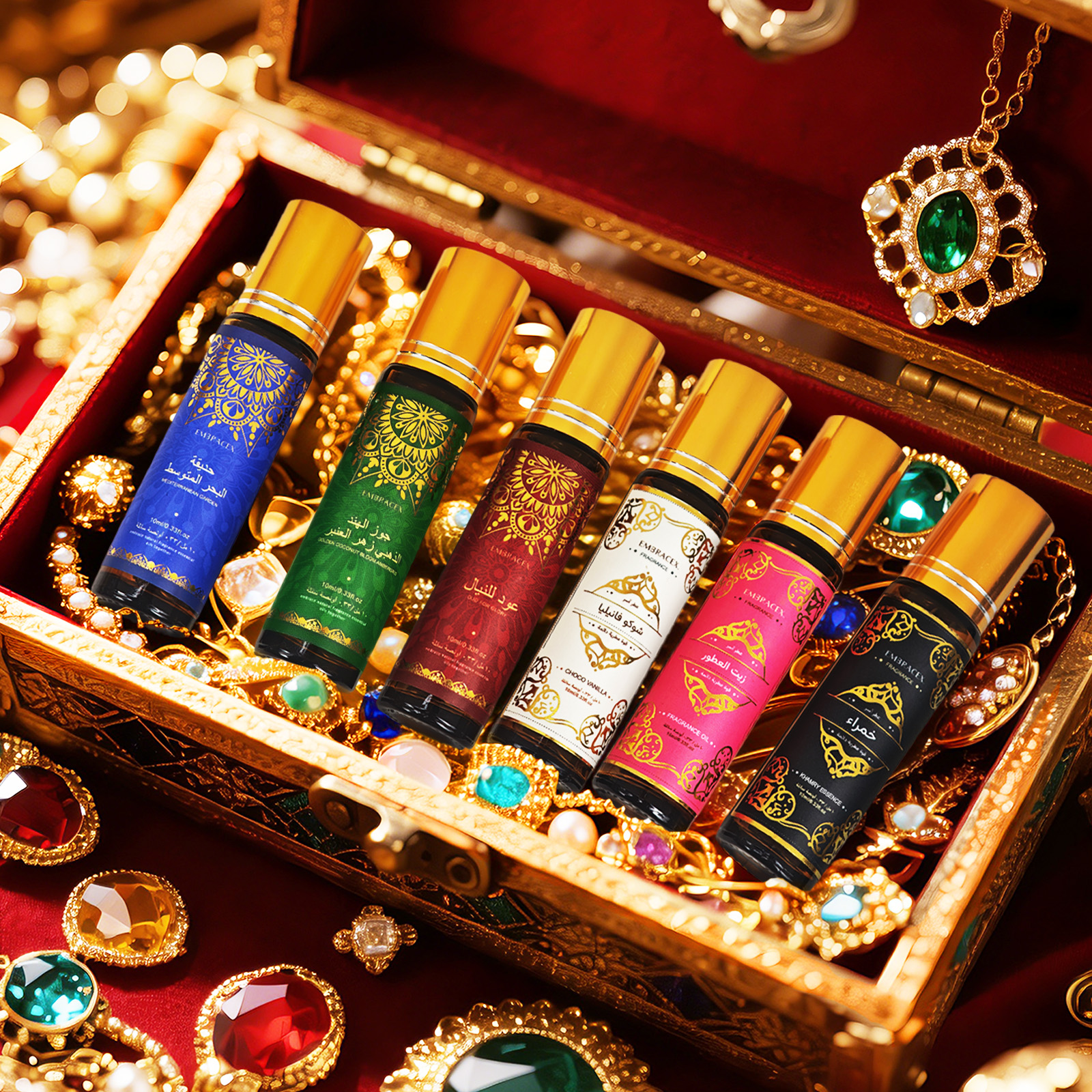 Essential Oil Blend - 8PC/1PC 10ml Roller Essential Oils Eid