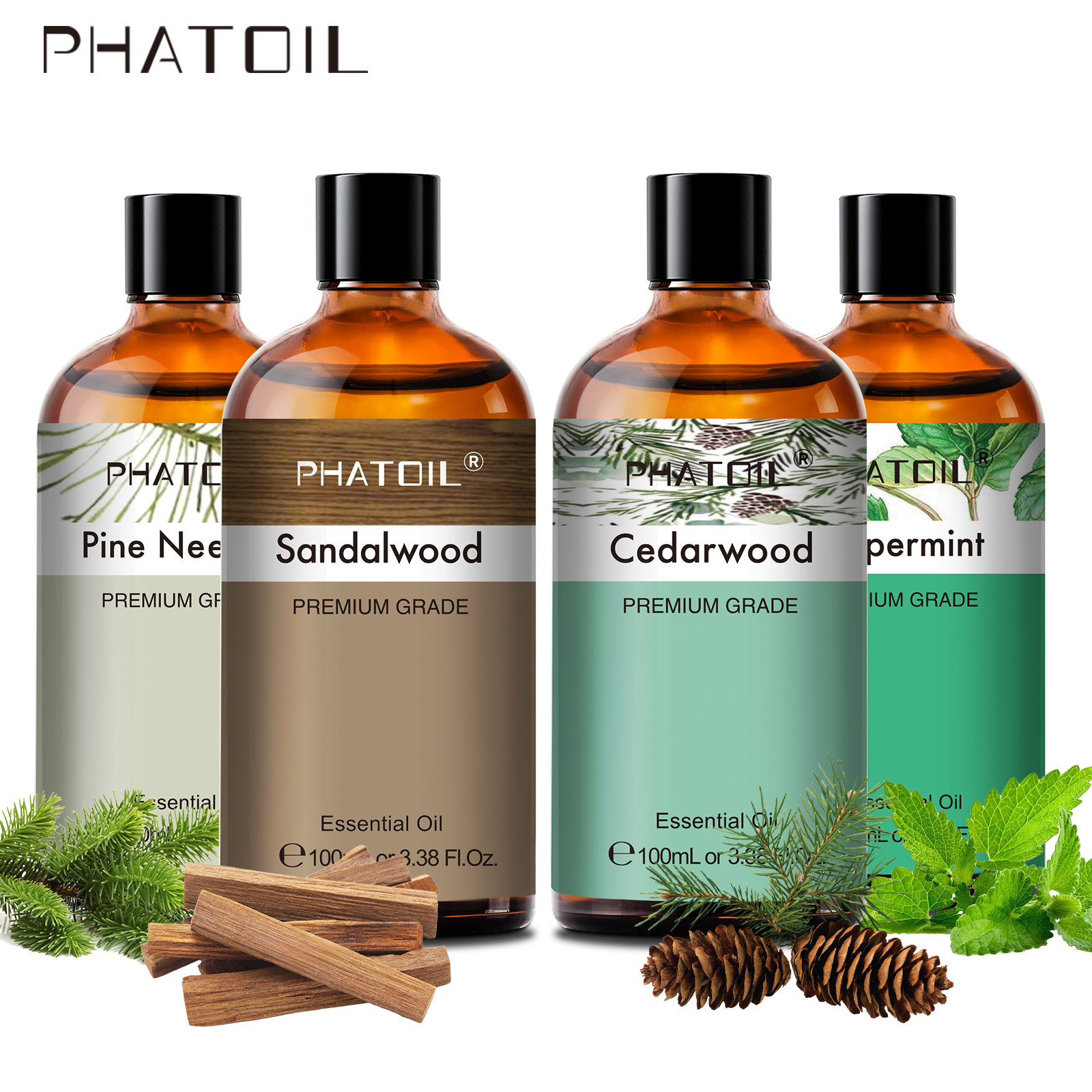 Home Fragrance Eucalyptus - PHATOIL 100ml Premium Essential Oil Sandalwood