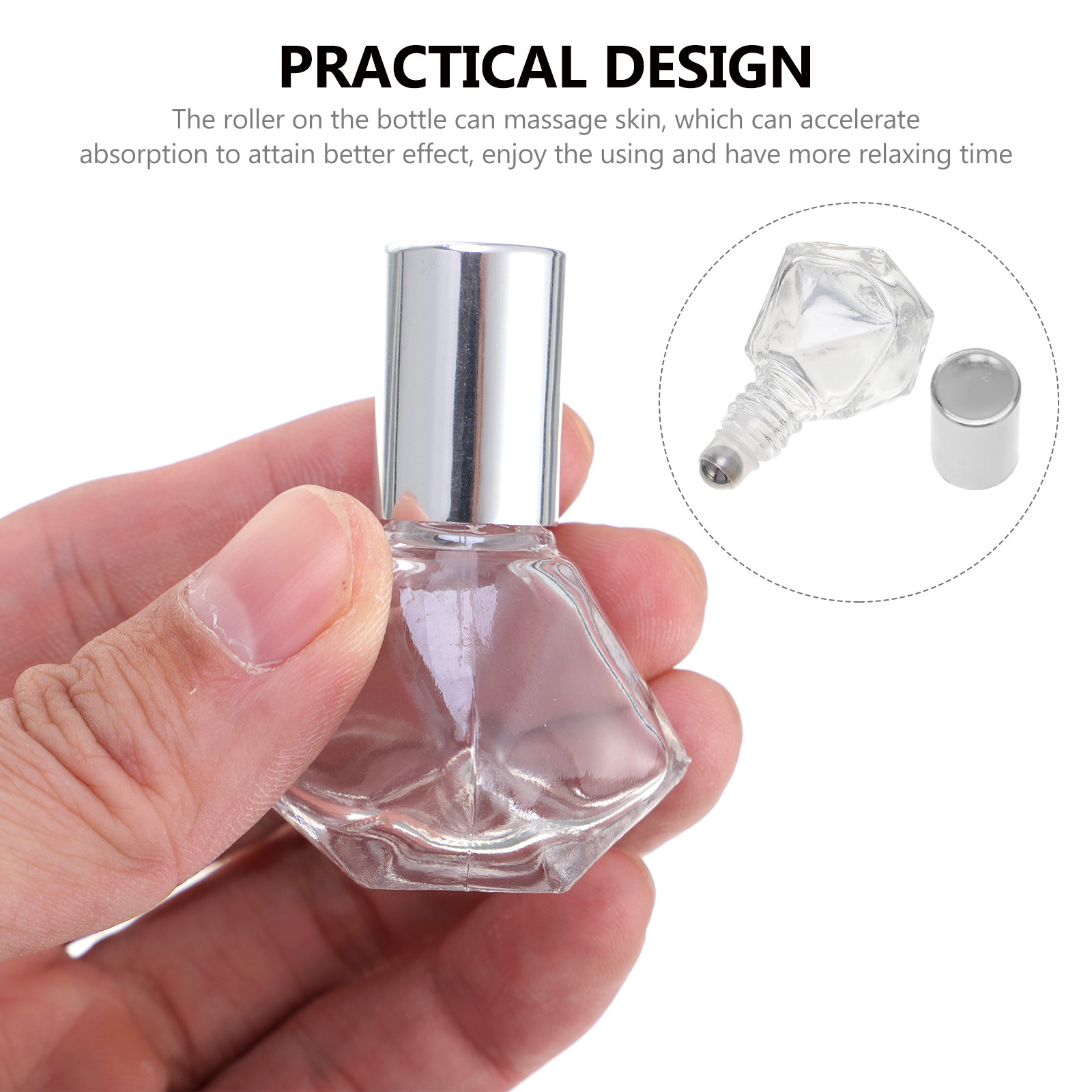 12Pcs 8Ml Glass Roll on Bottle - Essential Oil Blend ulasan dan harga