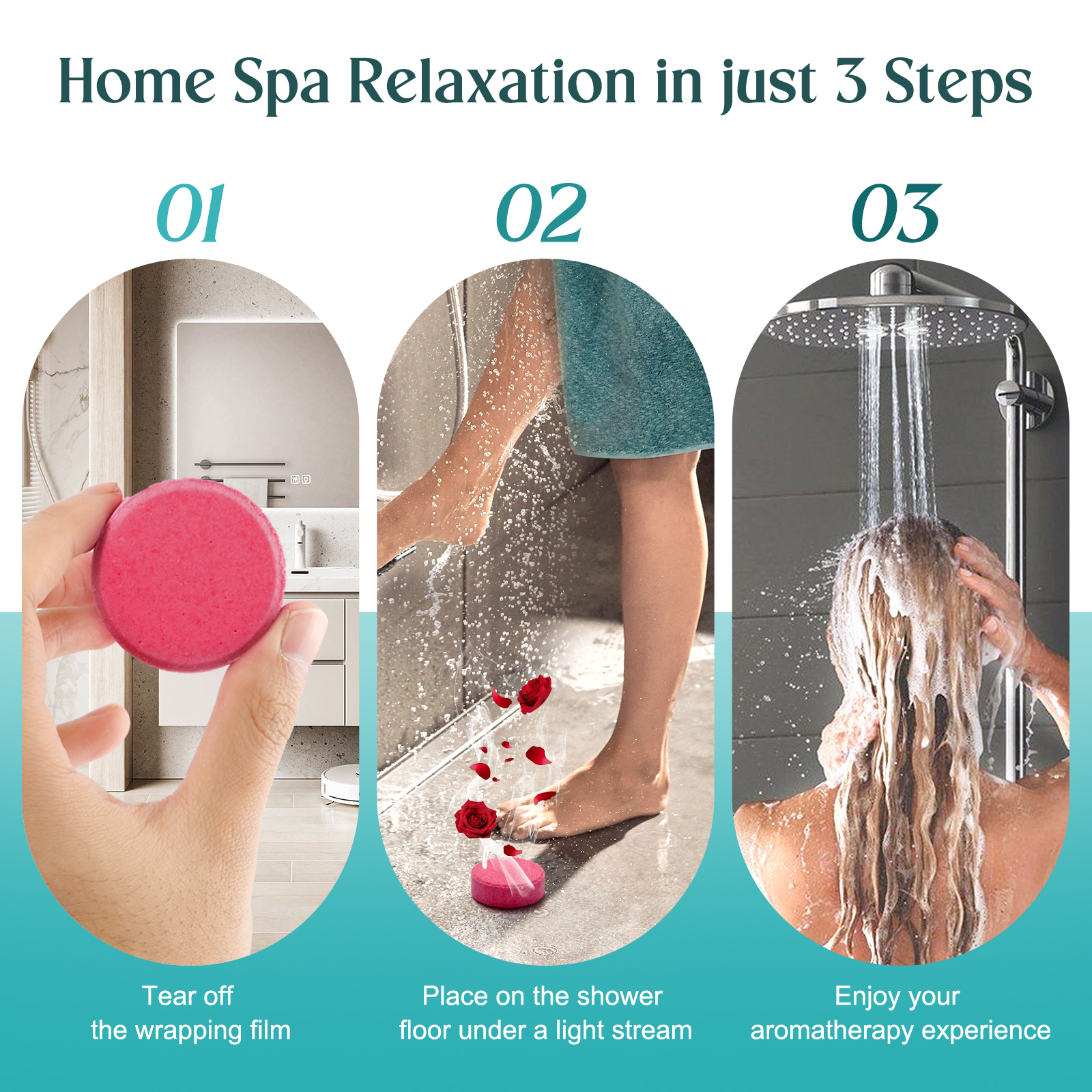 Shower Steamers Aromatherapy - - Home Fragrance Eucalyptus ulasan dan harga