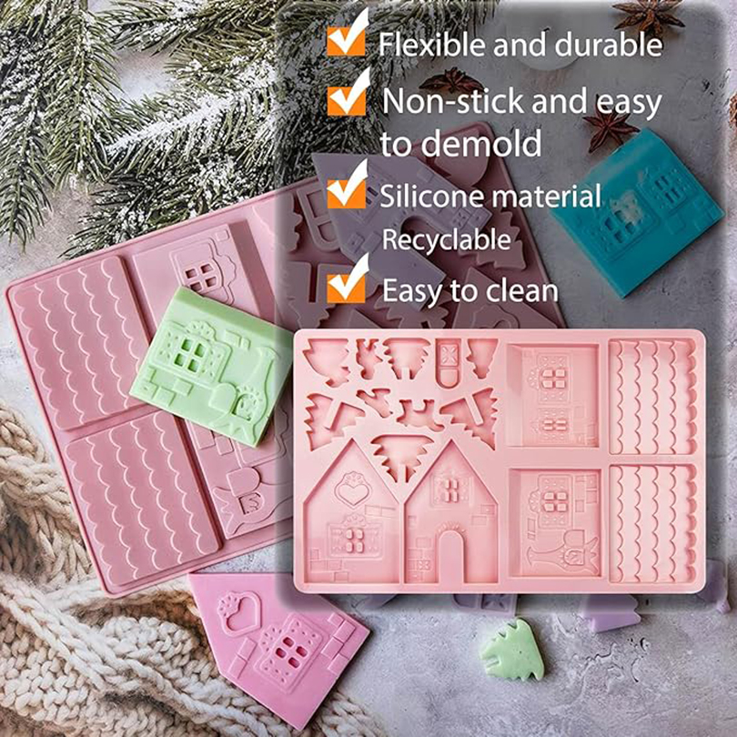 1PC Christmas House Building b - Home Fragrance Gingerbread ulasan dan harga