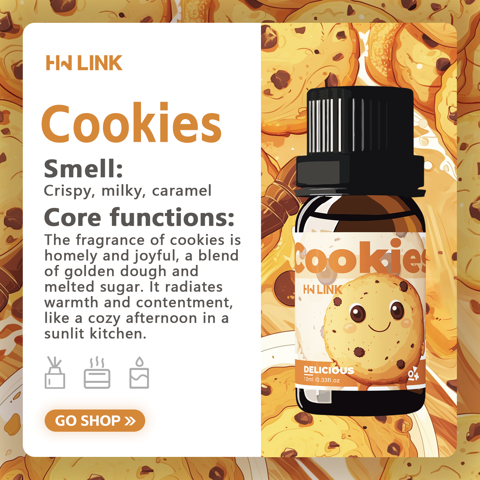 10ml Cookies Essential Oils Pe - Essential Oil Blend ulasan dan harga