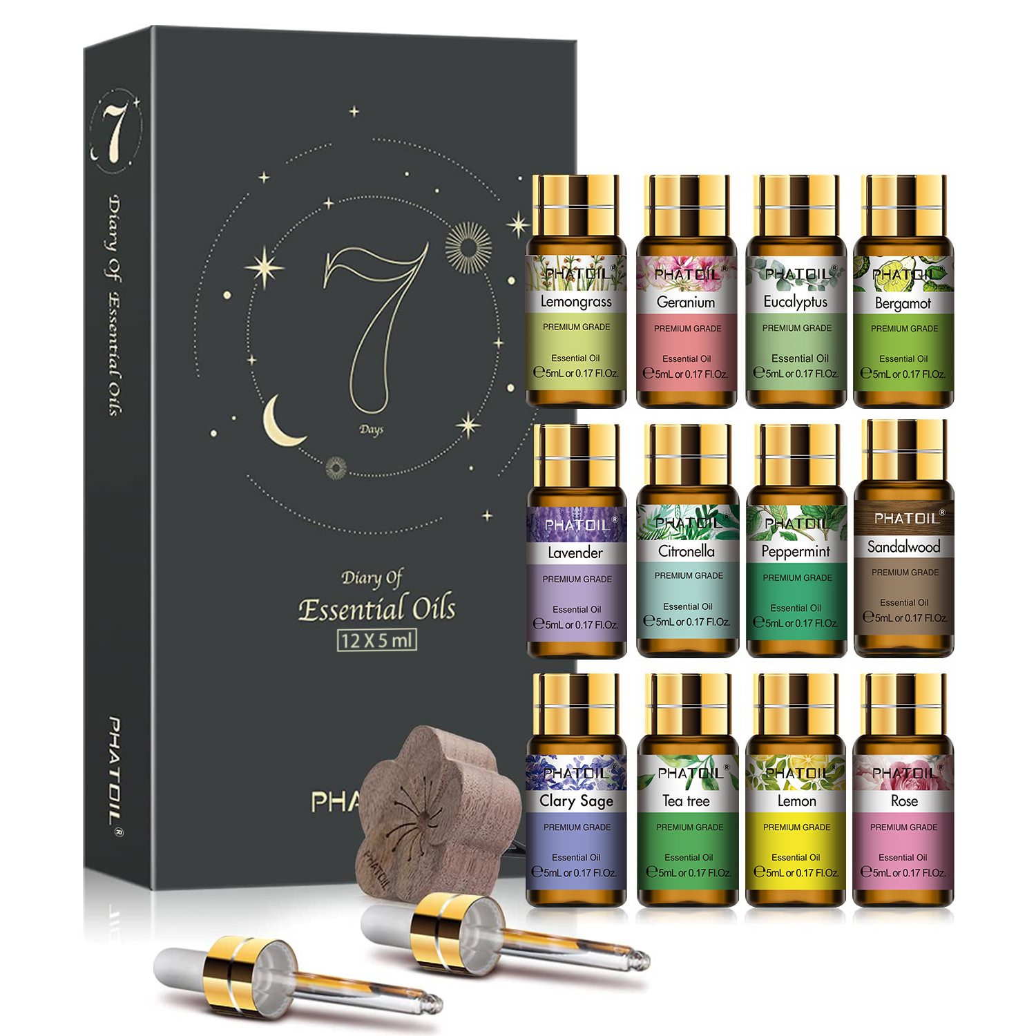 PHATOIL 12pcs/15pcs Aromathera - Essential Oil Blend ulasan dan harga