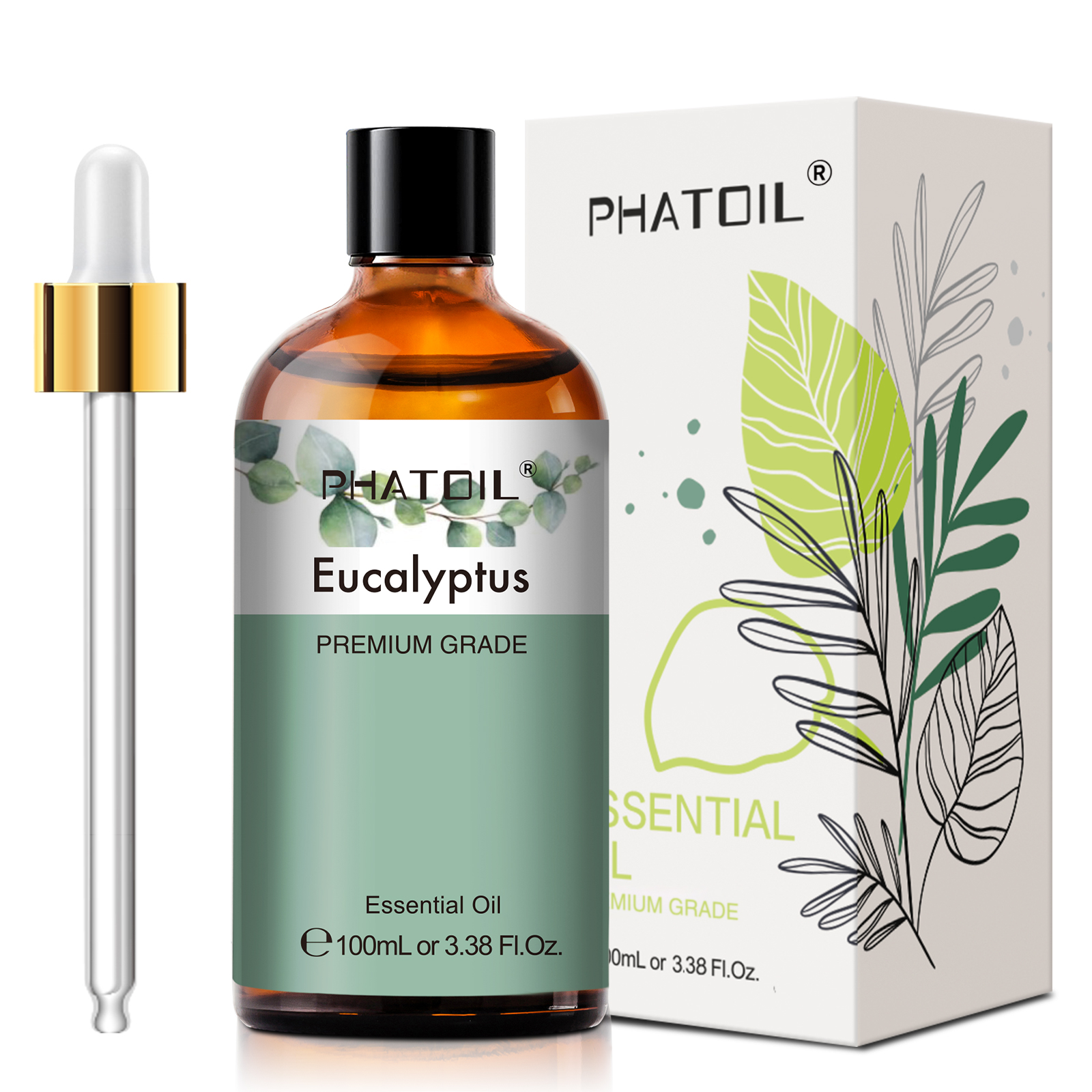 PHATOIL 100ml Eucalyptus Essen - Home Fragrance Eucalyptus ulasan dan harga