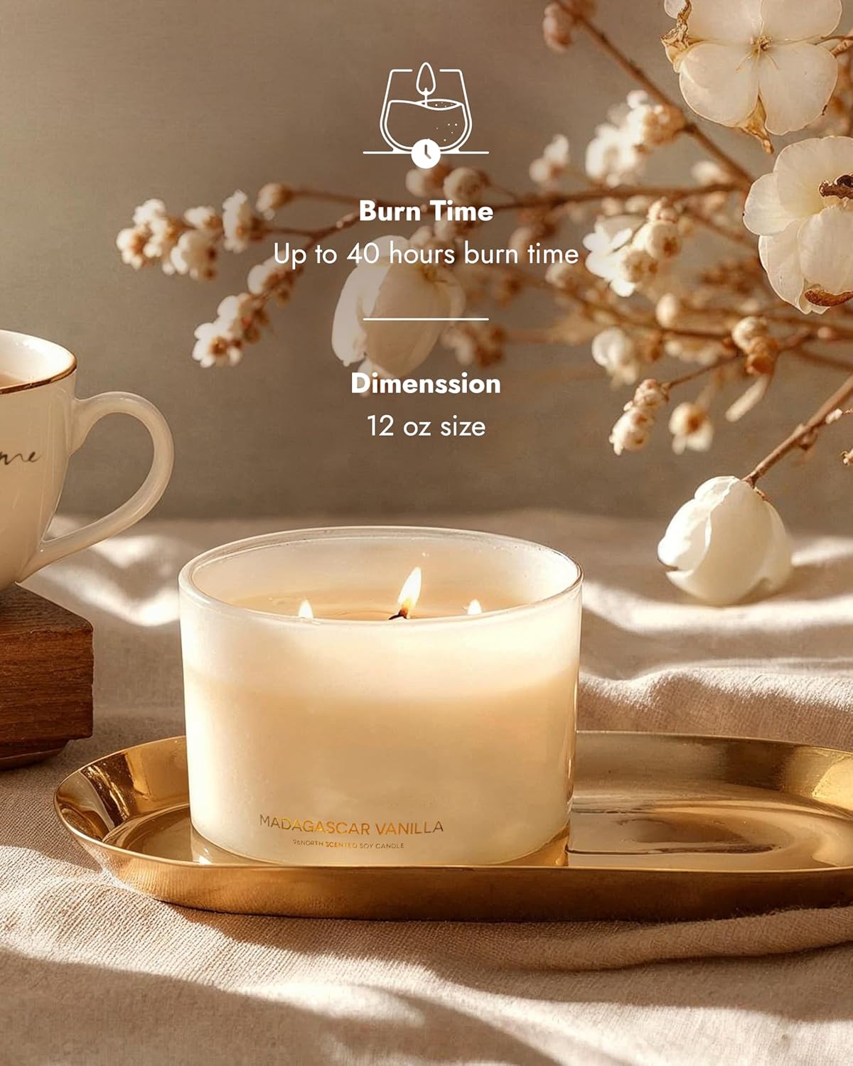 Luxury Vanilla Soy Candle, Lar - Home Fragrance Luxury ulasan dan harga