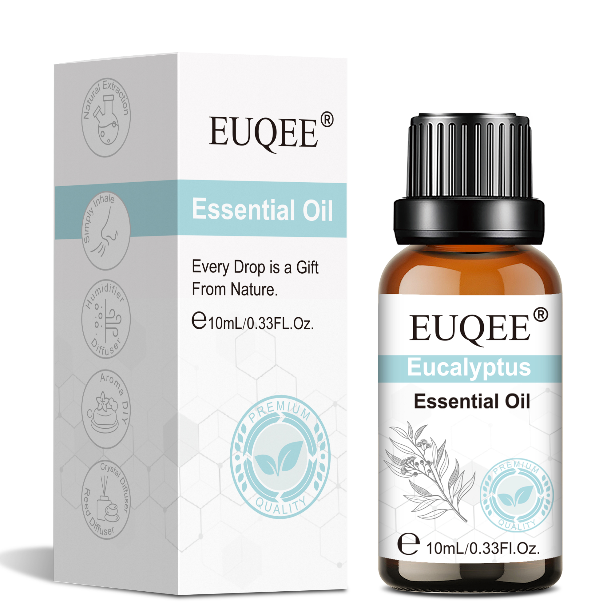EUQEE 10ml Natural Essential O - Home Fragrance Eucalyptus ulasan dan harga