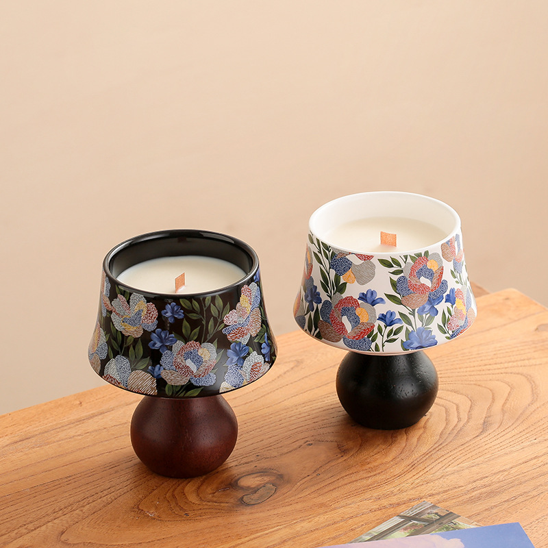 Iris Goblet Wooden Bottom Cand - Home Fragrance Iris ulasan dan harga