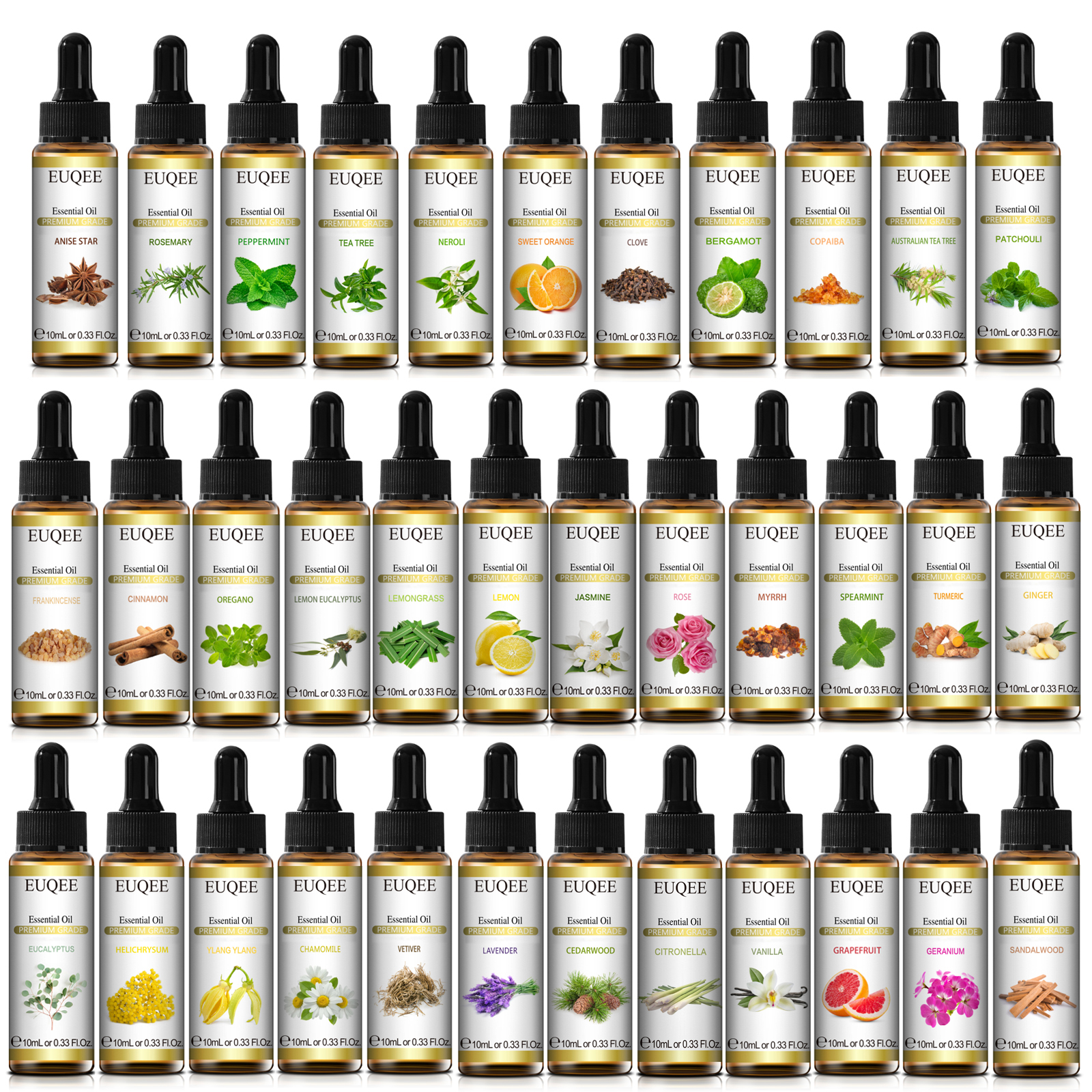 EUQEE 10ml Pure Essential Oil  - Home Fragrance Eucalyptus ulasan dan harga