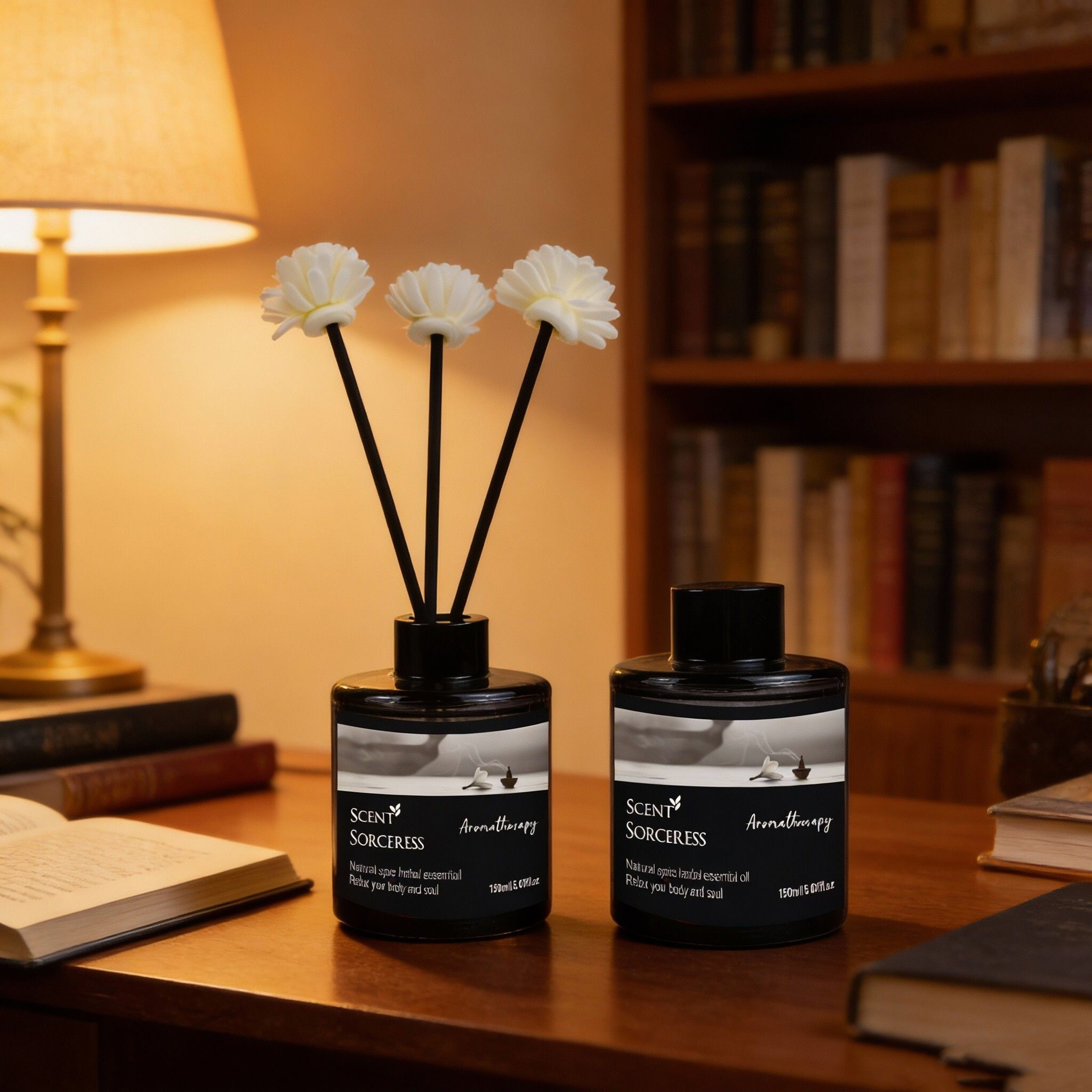 150ml Rattan Reed Diffuser Set - Essential Oil Blend ulasan dan harga
