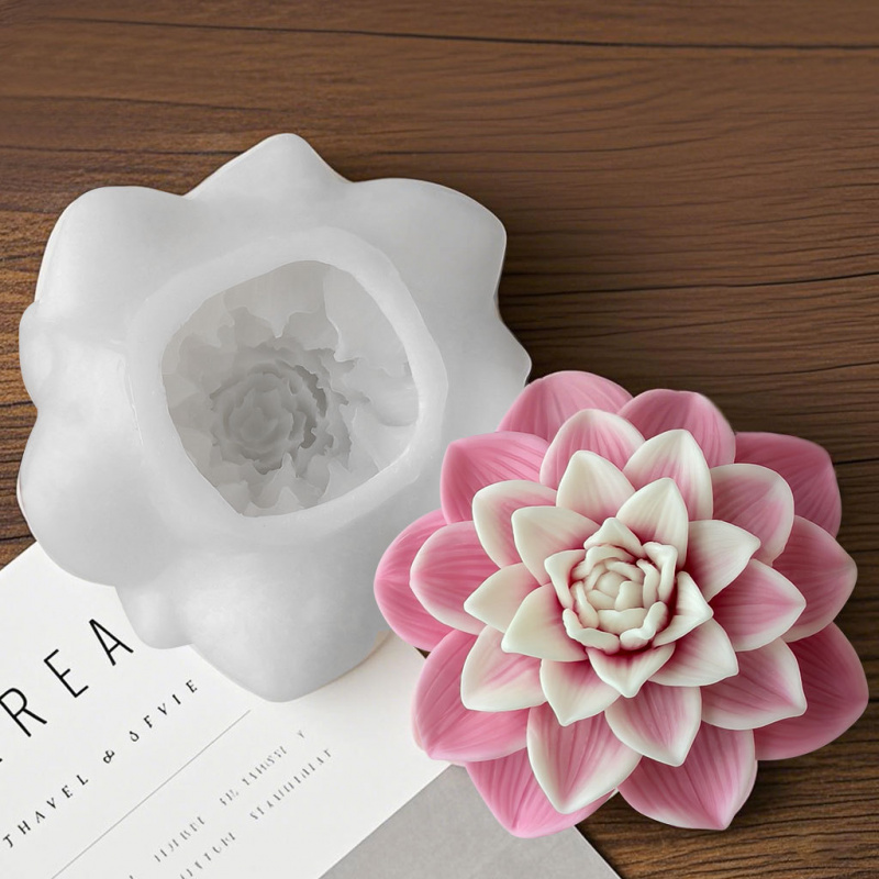 4pcs Romantic 3D Rose Mold: El - Home Fragrance Luxury ulasan dan harga