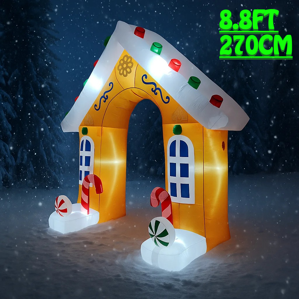 8.8FT Gingerbread House Archwa - Home Fragrance Gingerbread ulasan dan harga