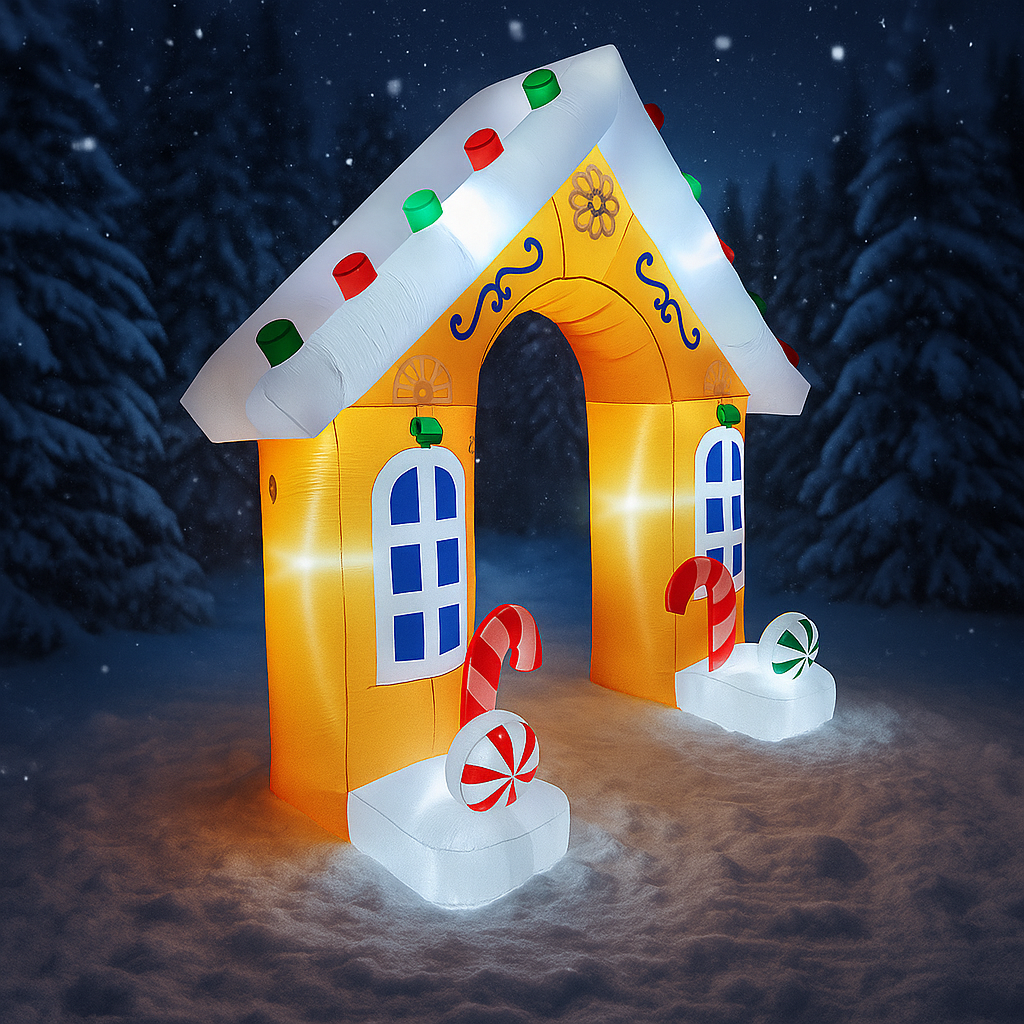 8.8FT Gingerbread House Archwa - Home Fragrance Gingerbread ulasan dan harga