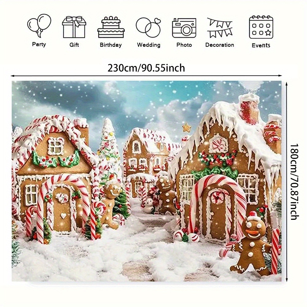 1pc Christmas Gingerbread Vill - Home Fragrance Gingerbread ulasan dan harga
