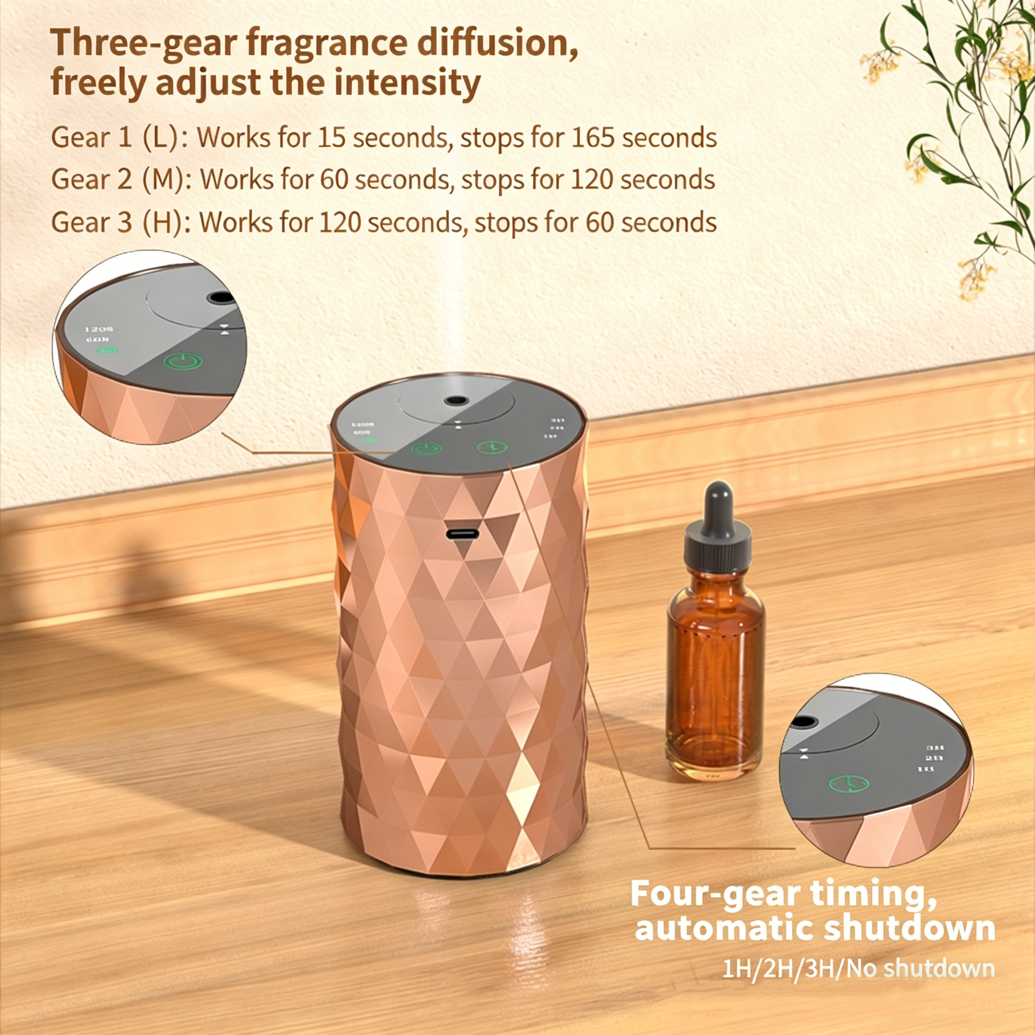 Waterless Essential Oil Diffus - Home Fragrance Vaporizer ulasan dan harga