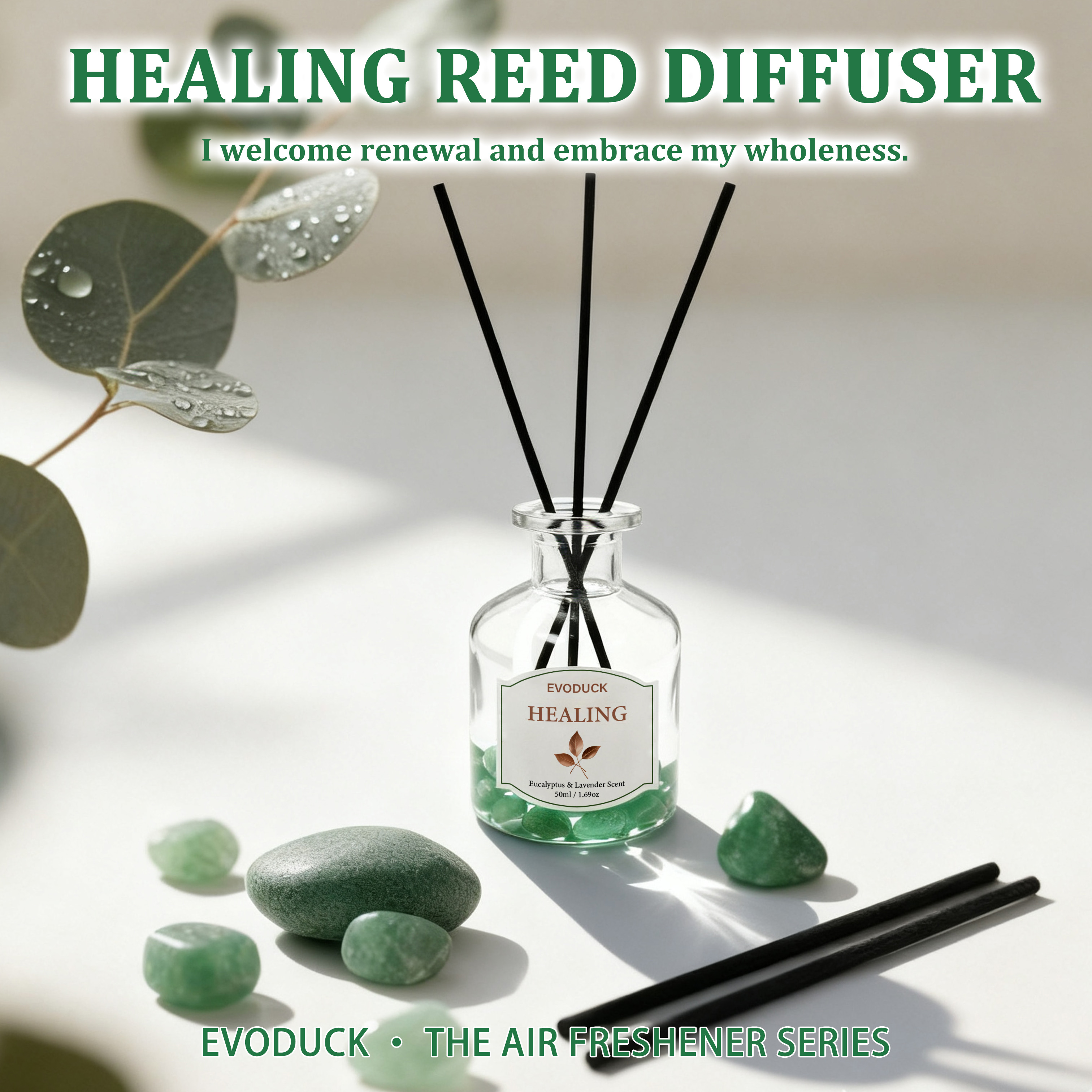 Reed Diffuser 50ml Aromatherap - Home Fragrance Eucalyptus ulasan dan harga