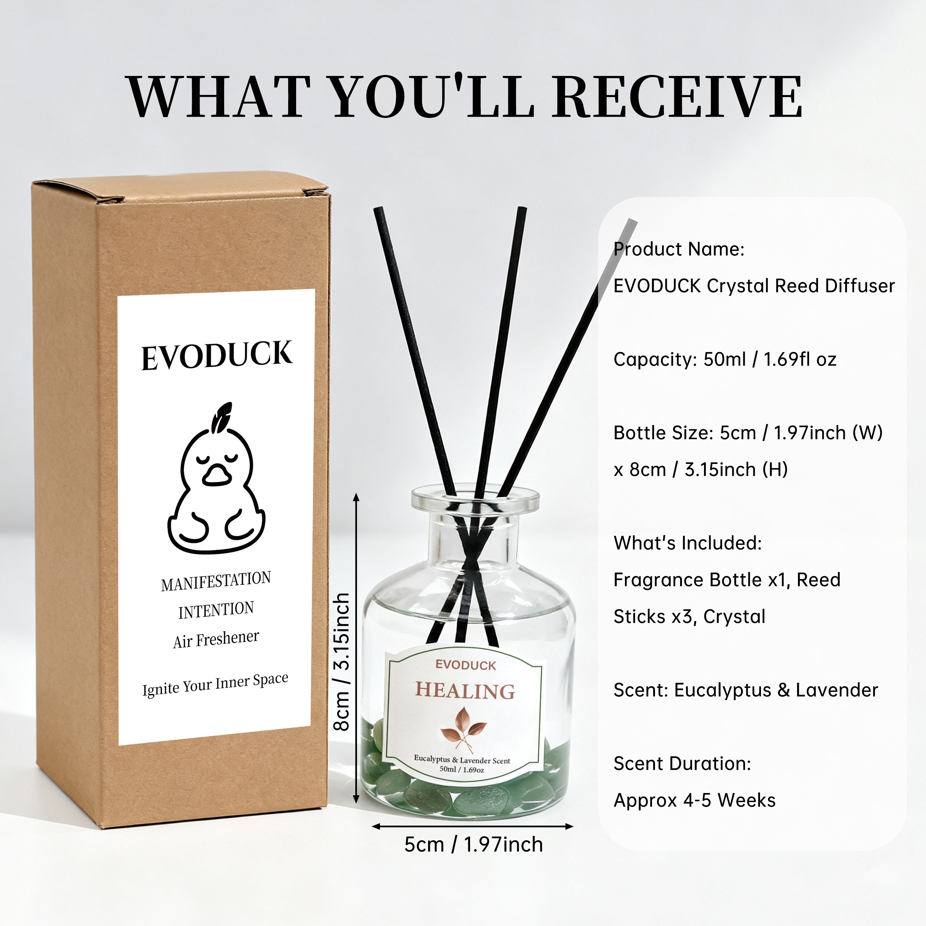 Reed Diffuser 50ml Aromatherap - Home Fragrance Eucalyptus ulasan dan harga
