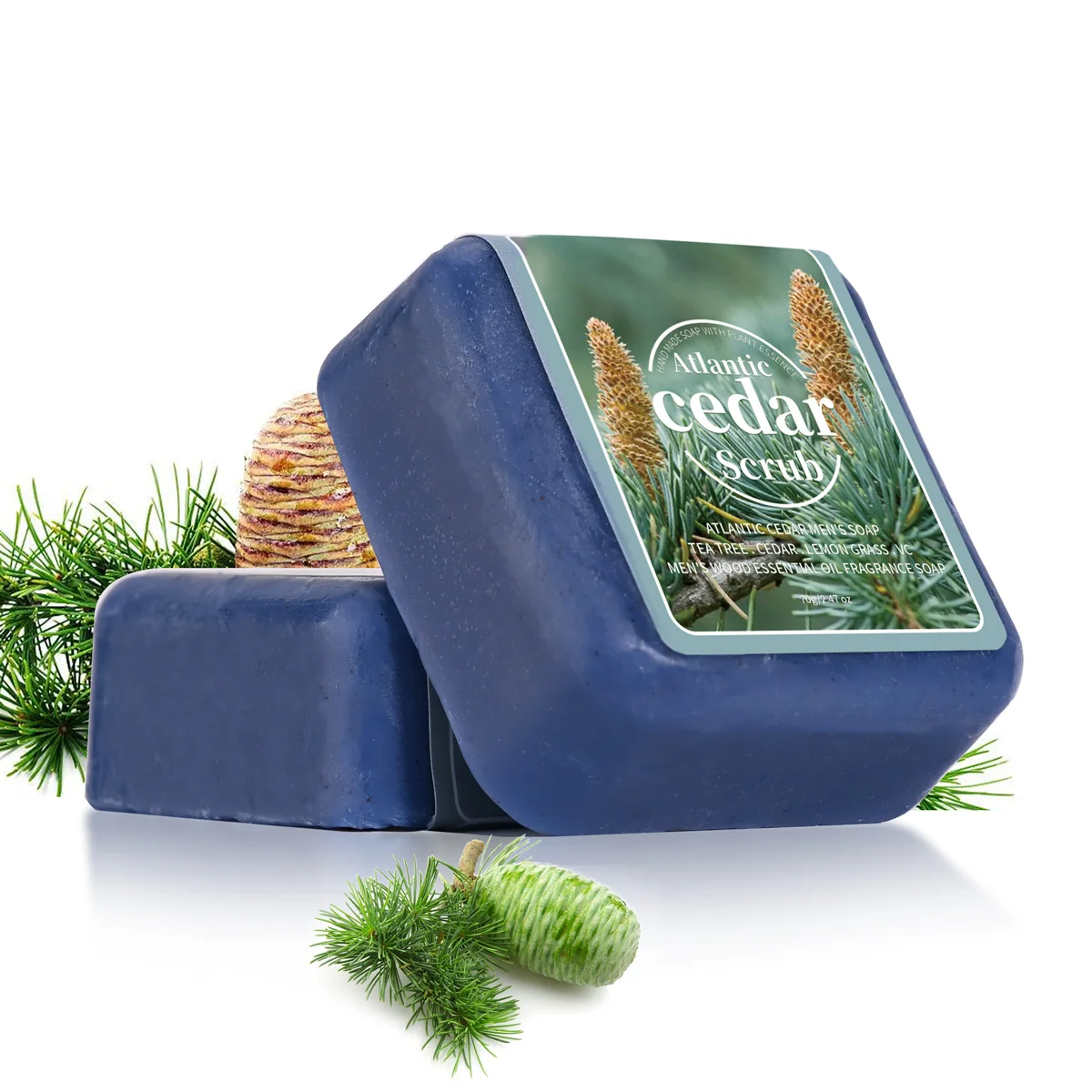Men's Cedar Essential Oil Soap - Essential Oil Blend ulasan dan harga