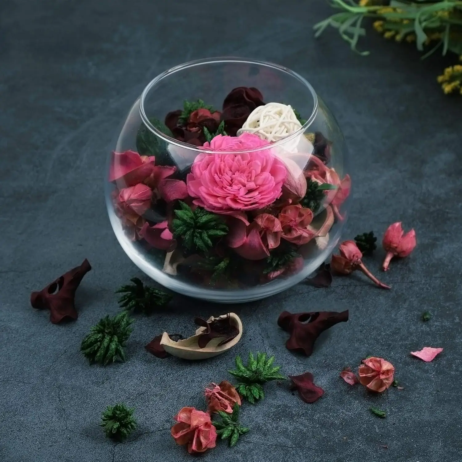 Rose Scented Potpourri Bowl Fi - In Home Fragrance Products ulasan dan harga