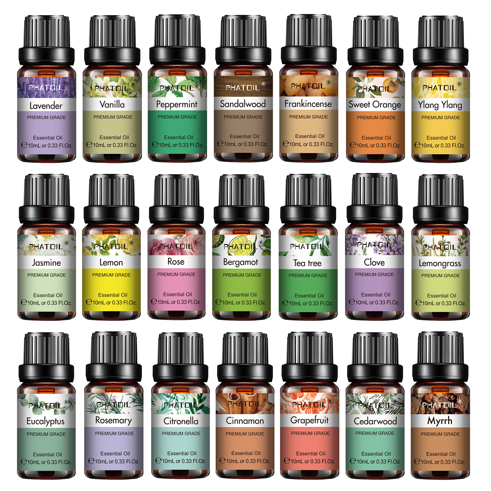 PHATOIL 10ml Essential Oils Pu - Home Fragrance Eucalyptus ulasan dan harga