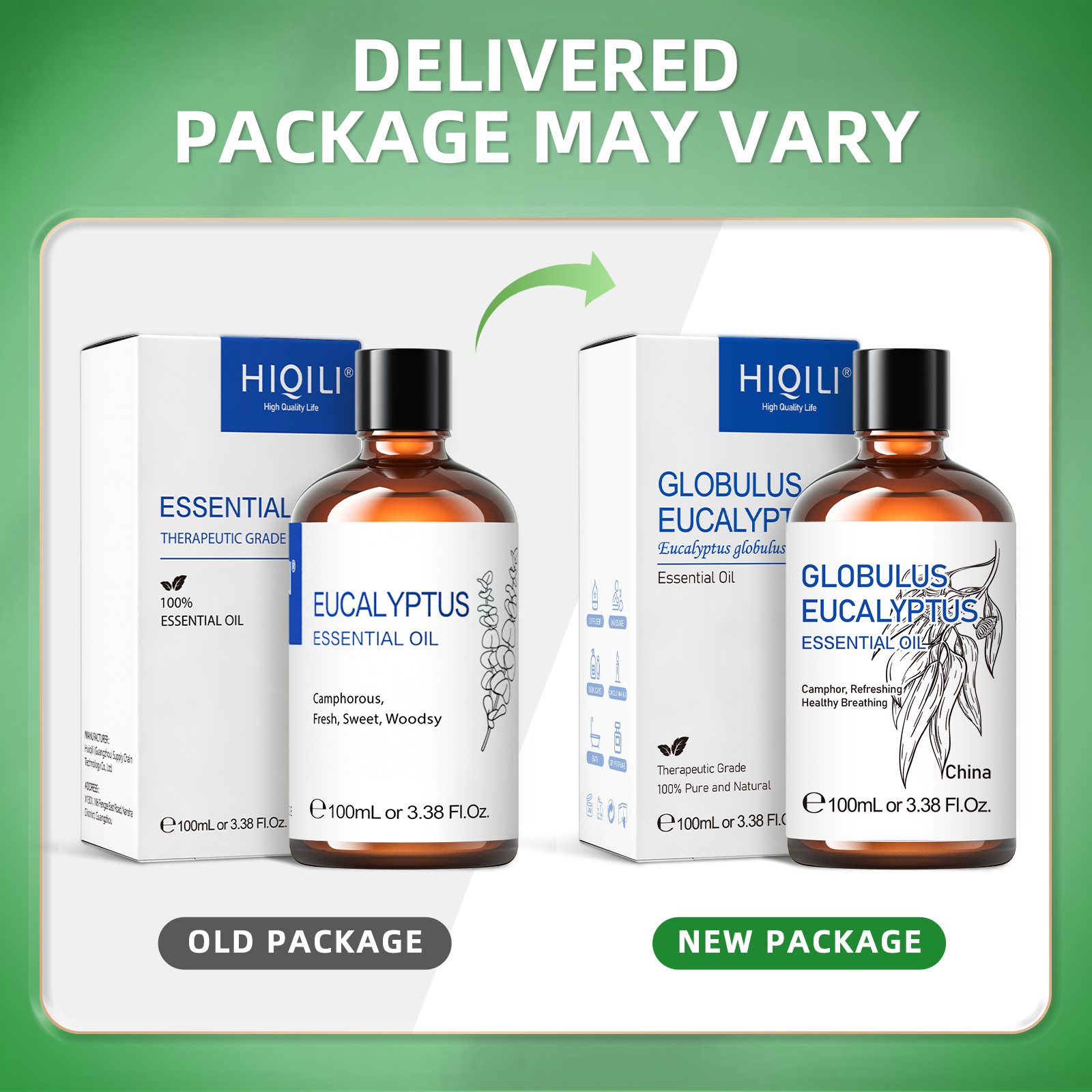 HIQILI 100ML Eucalyptus Vanill - Home Fragrance Eucalyptus ulasan dan harga