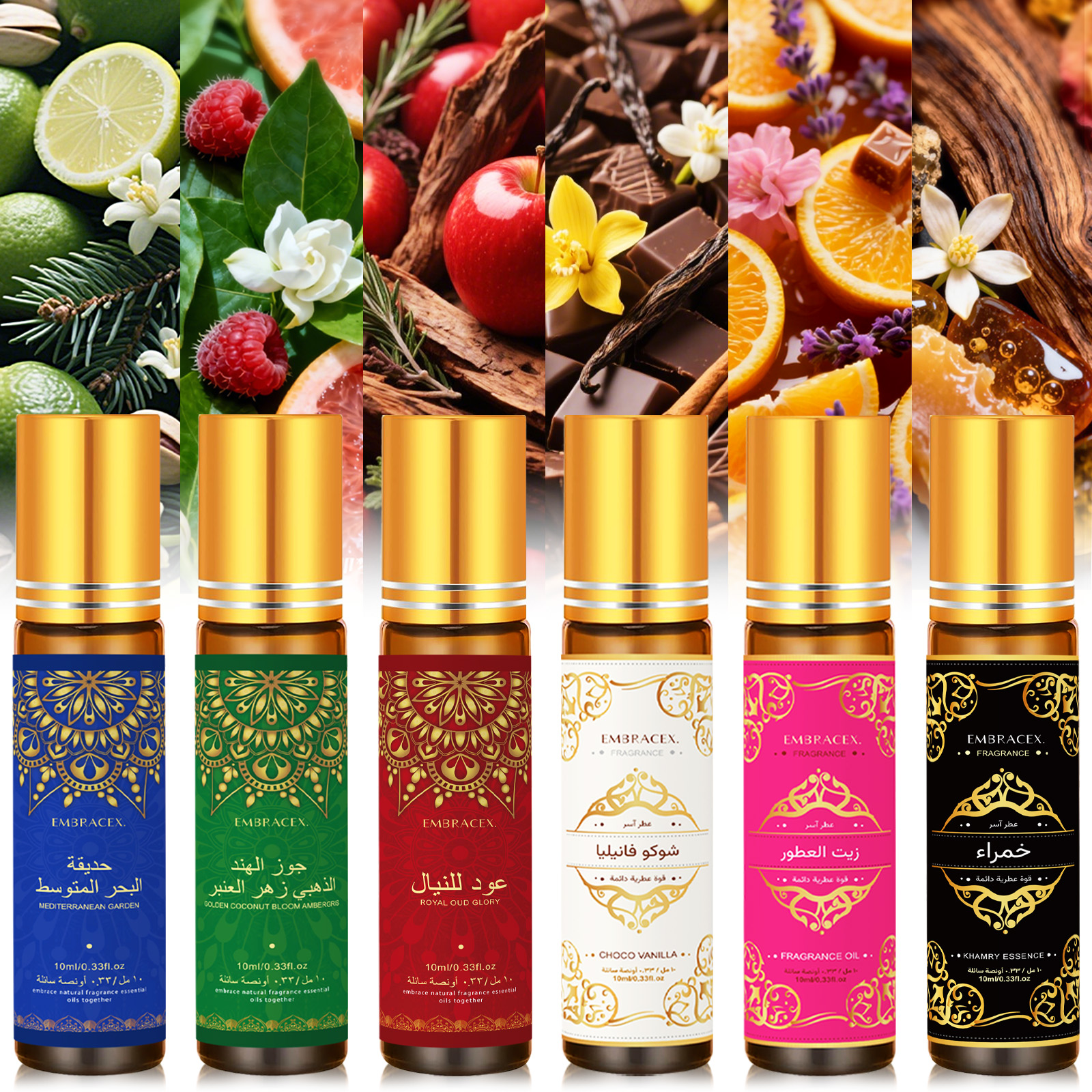 8PC/1PC 10ml Roller Essential  - Essential Oil Blend ulasan dan harga