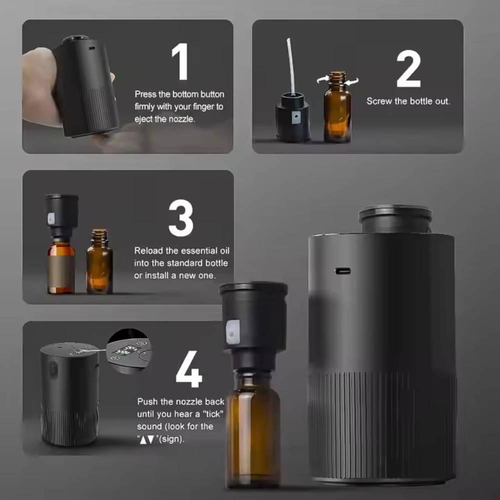 Portable Essential Oil Diffuse - Home Fragrance Vaporizer ulasan dan harga